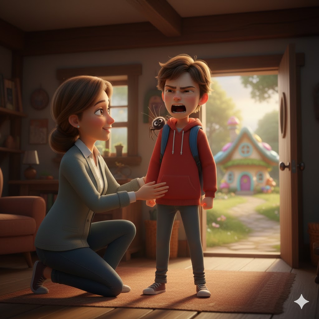 Voici Théo mon personnage clef de 7 ans. Il sera le guide de vos enfants. 