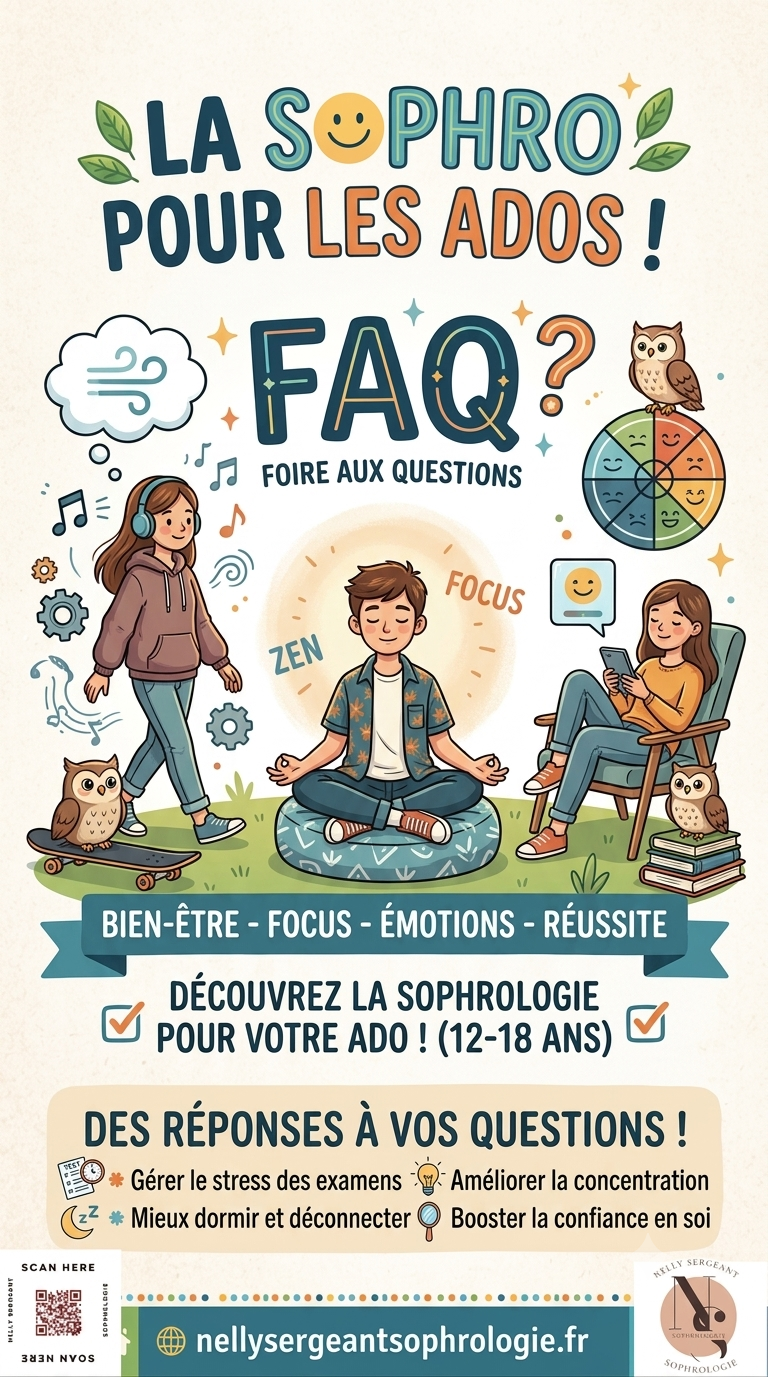 Je réponds à vos questions sur les bienfaits de la sophrologie pour les Adolescents. Que puis-je faire pour eux ?