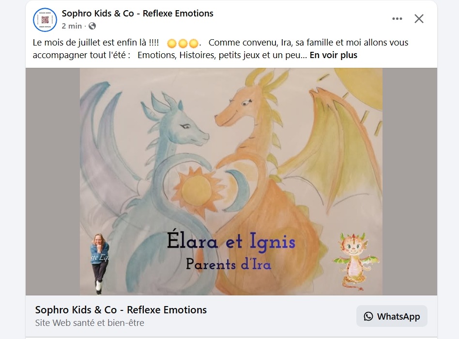 Pendant l'été, des jeux, de la sophrologie, des contes sur les émotions des enfants... Imaginé par Nelly SERGEANT pour els enfants et leurs parents. 
