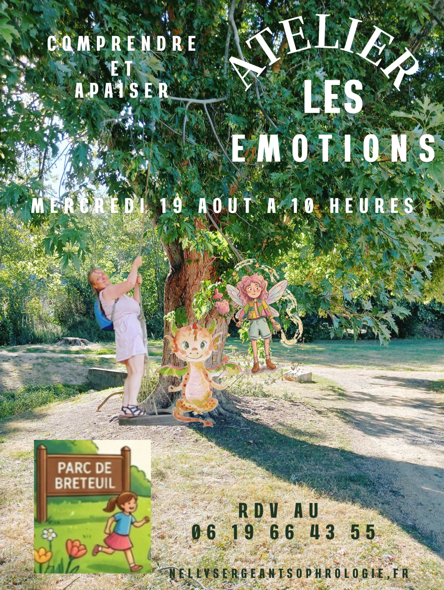 Inscrivez vous dès maintenant à l'atelier du 19/08/2026 sur les émotions . 